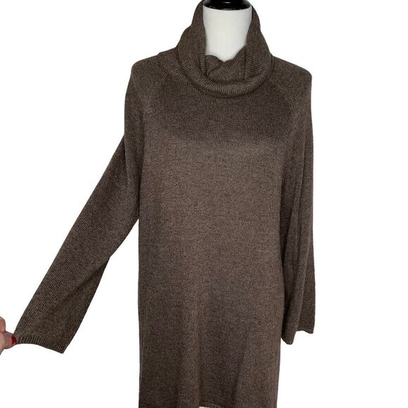 Newbury Kustom Chestnut Turtleneck Tunic Sz M/L - Picture 2 of 6